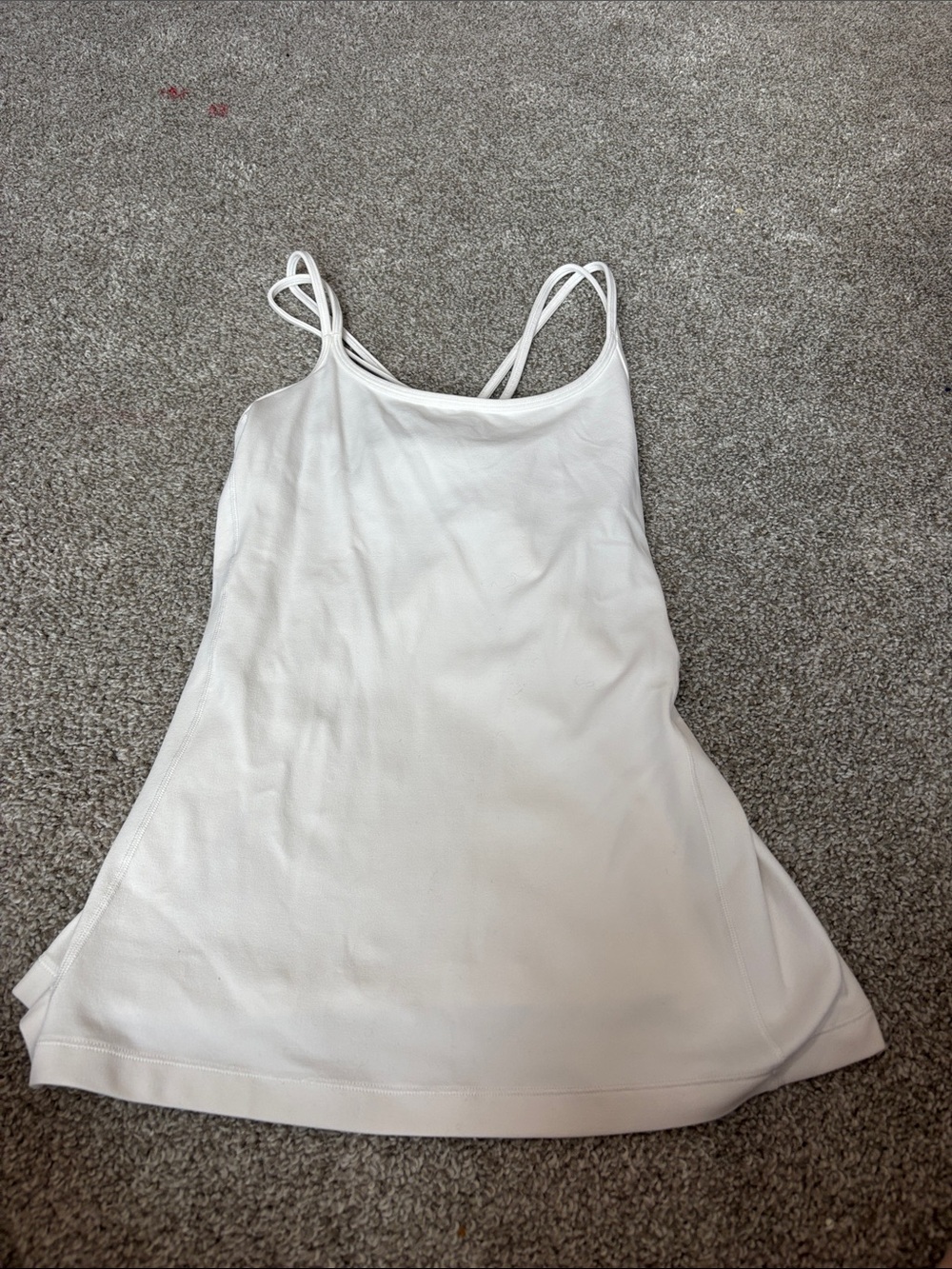 lululemon athletica White Strappy Tank Top